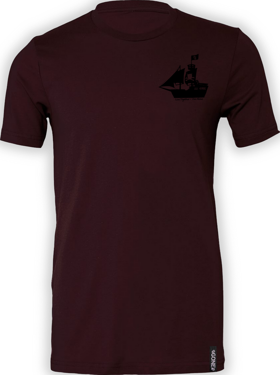 Gone Pirate Tee (Multiple Color Options) M / Top Side