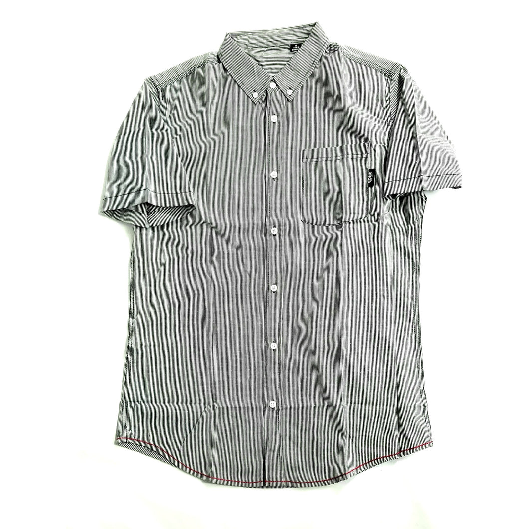 Striped button-up tee - GONE